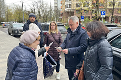 Глава управы Обручевского района провёл обход территории 23.04.2026